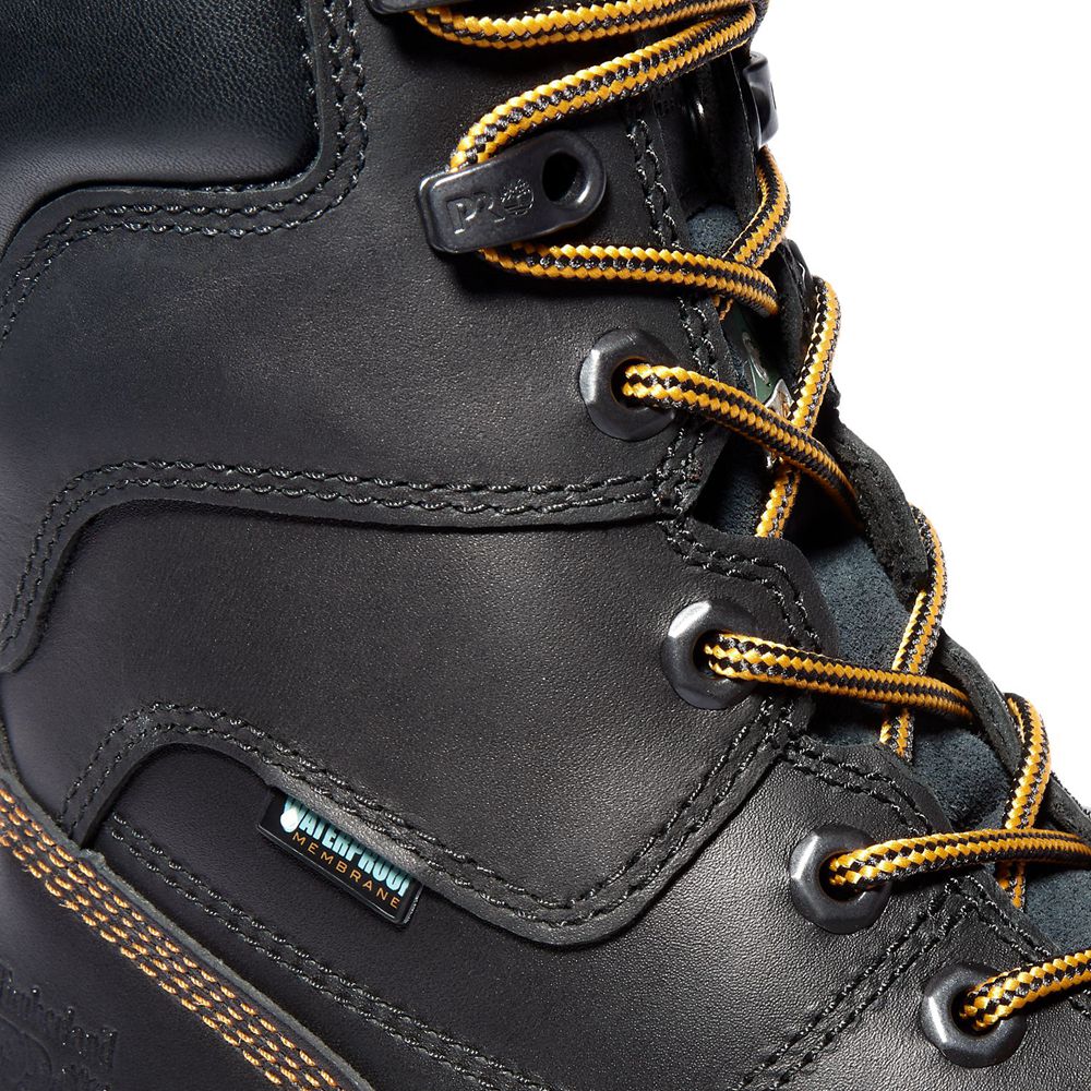 Botas de Trabajo Timberland Hombre Pro® Endurance Hd 8\" Comp Toe Negras - Chile FDE-906178